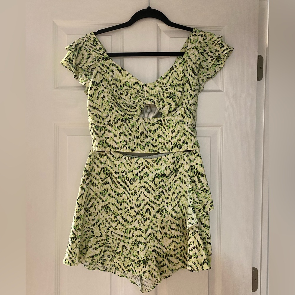 2 piece bar lll top and skort set